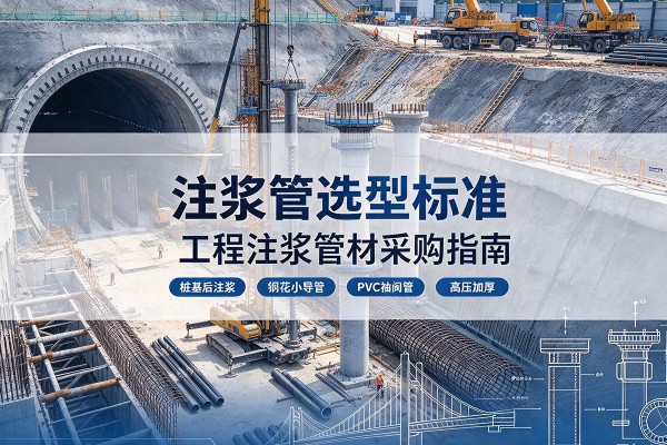 上饶注浆管选型标准