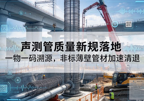 上饶声测管质量新规落地，一物一码溯源，非标薄壁管材加速清退